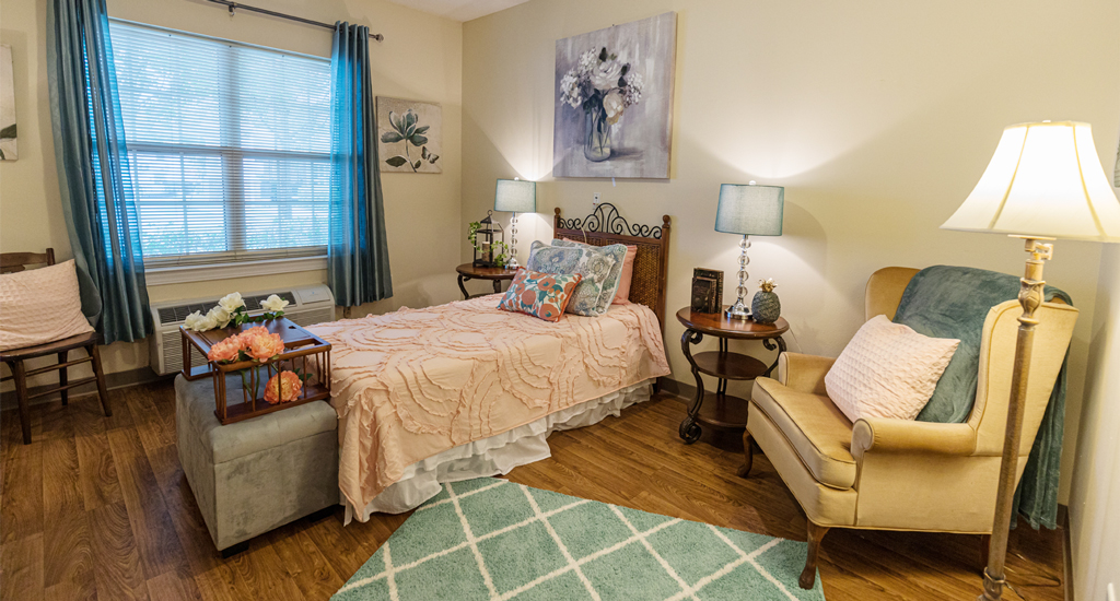 Wildewood Downs | Columbia SC | Assisted Living Apartment Bed 93