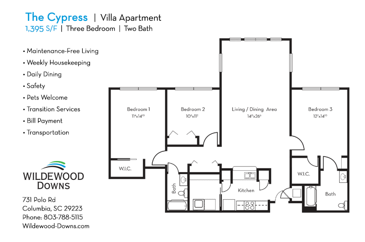 Independent Senior Apartments in Columbia, SC | Wildewood Downs